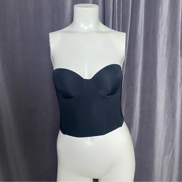 On Gossamer Beautifully Basic Bustier Bra 32C - Picture 3 of 11